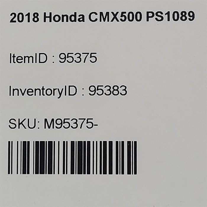 2018 Honda CMX500 Triple Tree Steering Upper Lower Clamp PS1089