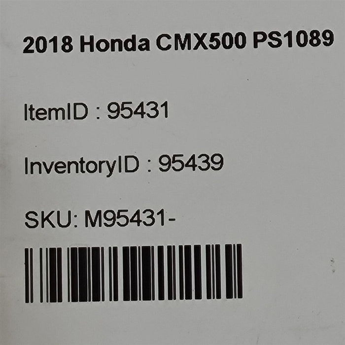 2018 Honda CMX500 Foot Rest Peg Left Rear Passenger PS1089