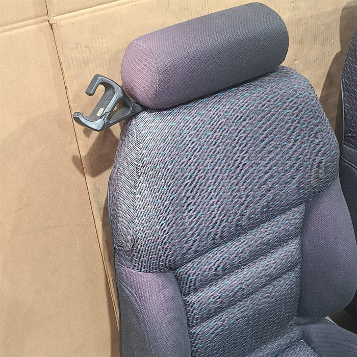 94-98 Mustang Gt Convertible Seats Front Rear Set Fabric Cloth AA7192