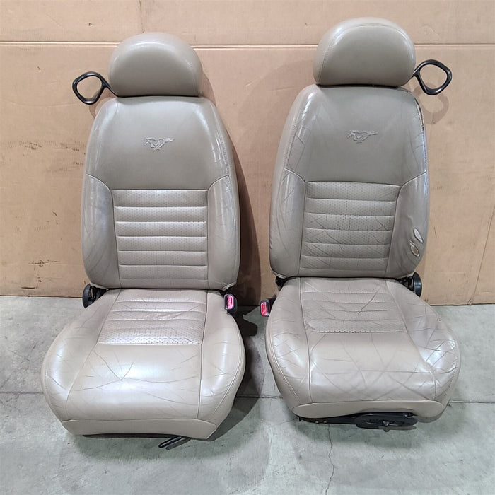 99-04 Mustang Gt Seats Front Rear Set Convertible See Note Aa7118