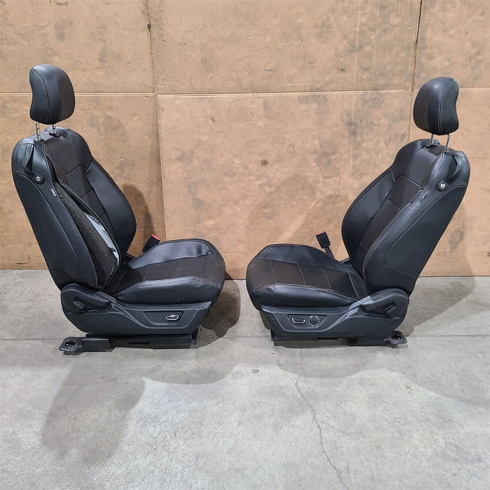 15-17 Mustang Gt Coupe Seat Set Seats Black Cloth Damaged See Notes Aa7232