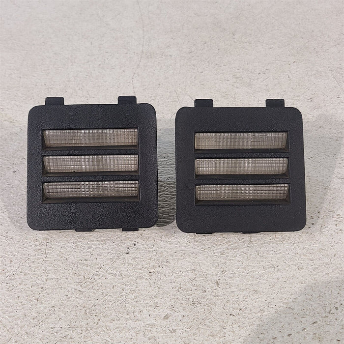 94-96 Corvette C4 Rear Interior Cargo Lights Lamps Pair Black Aa7184