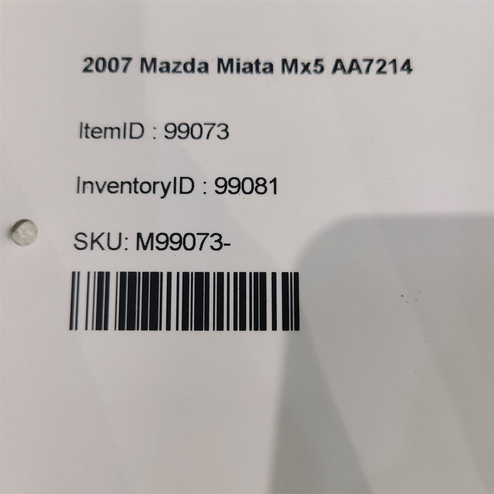 06-14 Mazda Miata Mx5 Mass Air Flow Sensor Maf AA7214