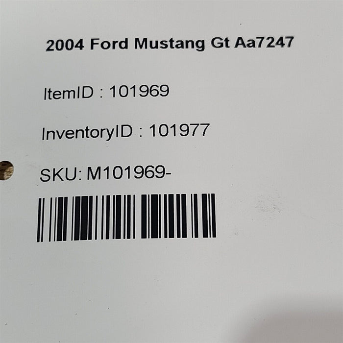 99-04 Mustang Gt Front Suspension Coil Springs Spring Pair Aa7247