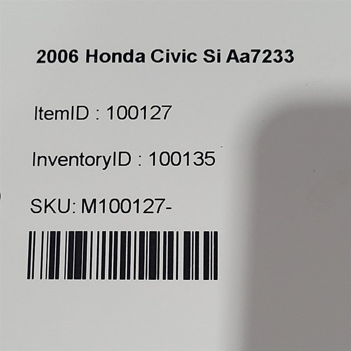 06-11 Honda Civic Si Coupe Manual Flywheel Clutch Pressure Plate Aa7233