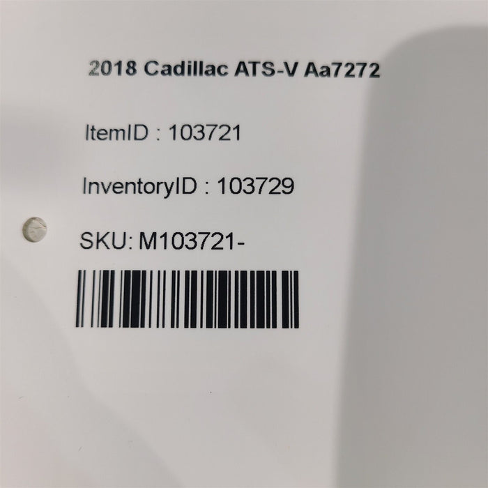 16-19 Cadillac ATS-V Trunk Deck Lid Hinge Cover Panel Set Pair Aa7272