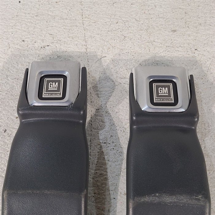 84-94 Corvette C4 Seat Belt Buckle Set Pair Buckles Aa7228