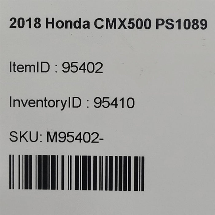 2018 Honda CMX500Handle Bar Throttle Control Switch With Throttle Tube PS1089