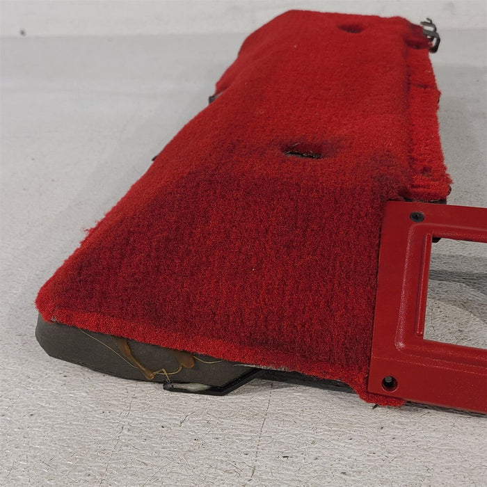 84-89 Corvette C4 Driver Under Dash Carpeted Bolster Panel Hush Red AA7204