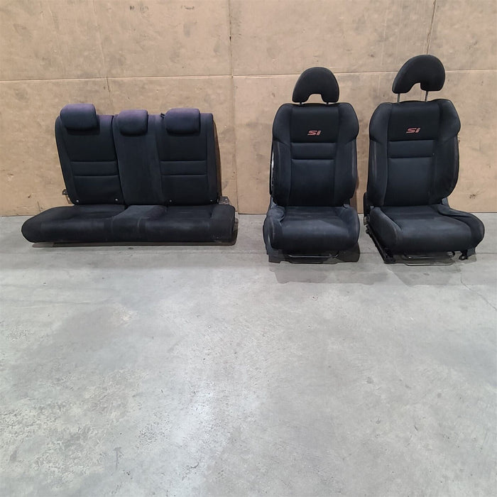 06-11 Honda Civic Si Coupe Front & Rear Seats Set Note Aa7233