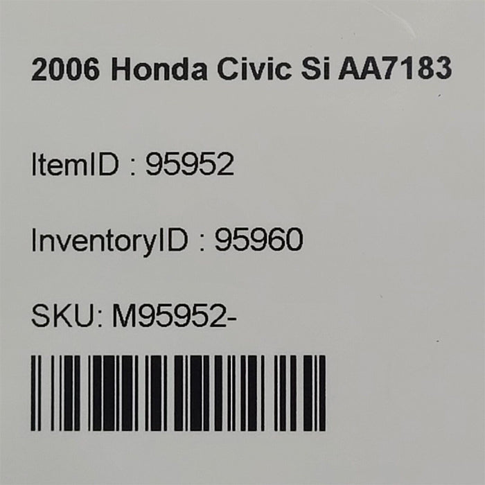 06-11 Honda Civic Si Coupe Exhaust Tip Blued AA7183