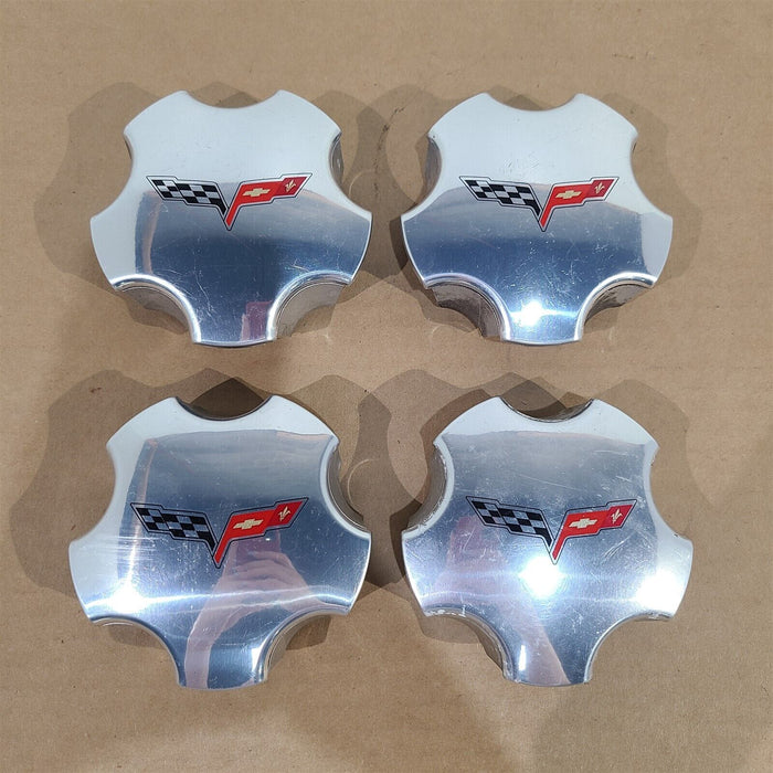 05-10 Corvette Center Caps Oem Gm 9594652 Set Of (4) M97483