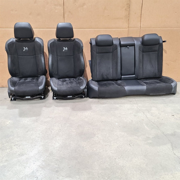 15-22 Dodge Charger Scat Pack Front Rear Seat Heated Seats Suede Buckets Aa7154