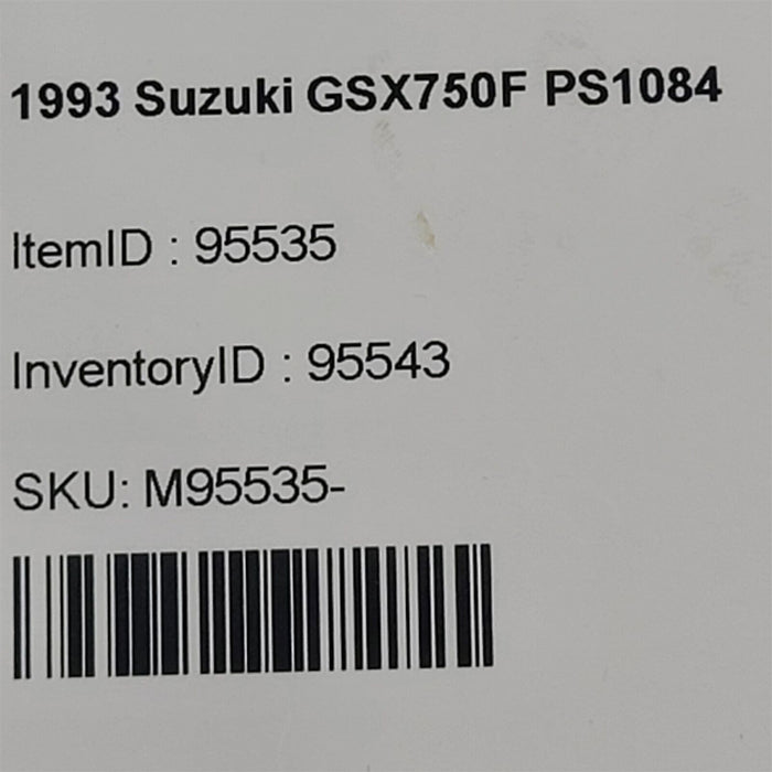 1993 Suzuki GSX750F Katana Triple Tree Steering Upper Lower Clamp PS1084