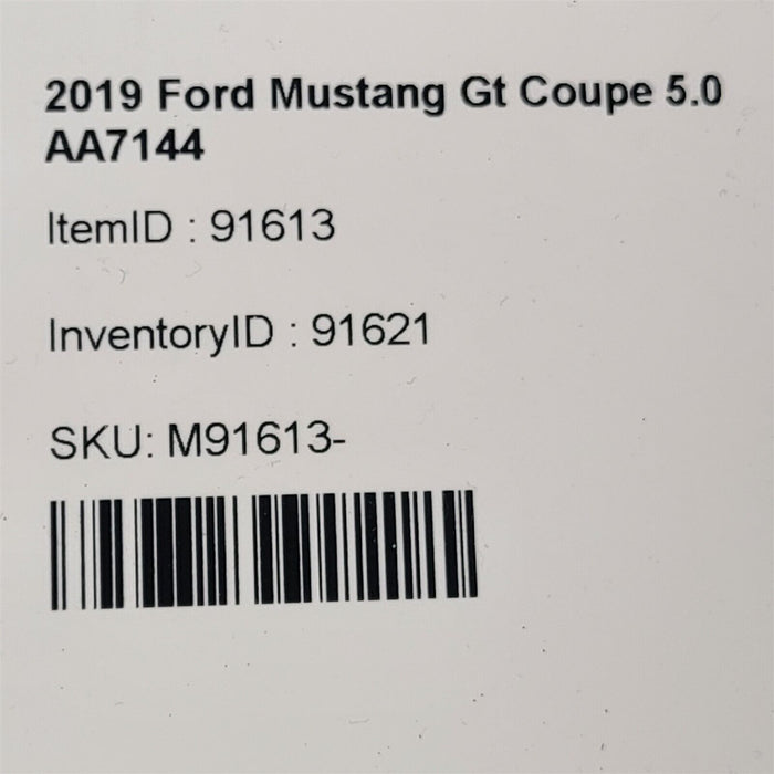 15-22 Ford Mustang Gt Coupe 5.0 Battery Hold Down Mount Wedge Aa7144