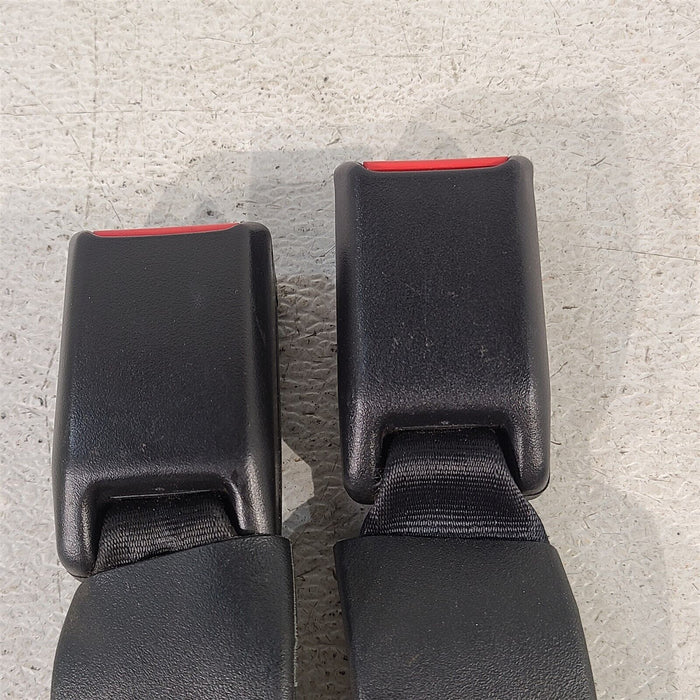 94-98 Mustang Rear Seat Belt Buckles Latches Pair Aa7210