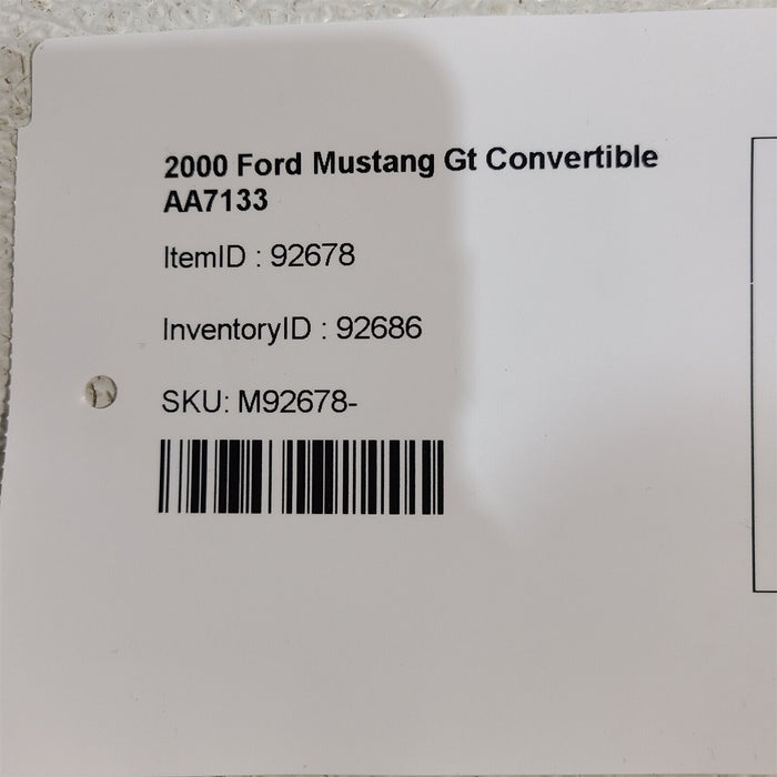 99-04 Mustang Gt Knee Bolster Trim Cover Oem Parchment Aa7133