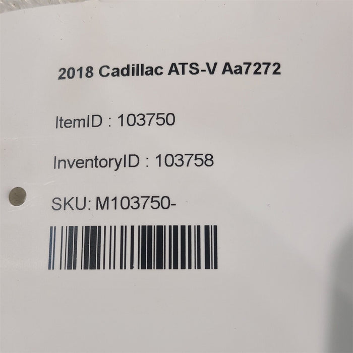 16-19 Cadillac ATS-V Center Console Passenger Side Trim Panel Rh Aa7272