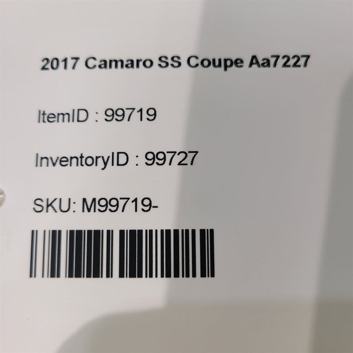 16-18 Camaro SS Ambient Light Control Module Aa7227