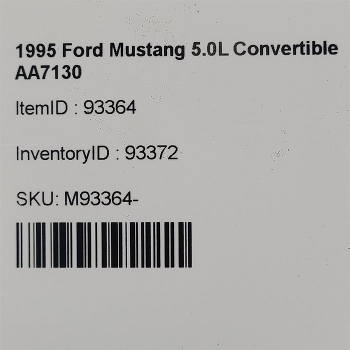 94-98 Ford Mustang Steering Column Bezel Trim Cover Shroud Aa7130