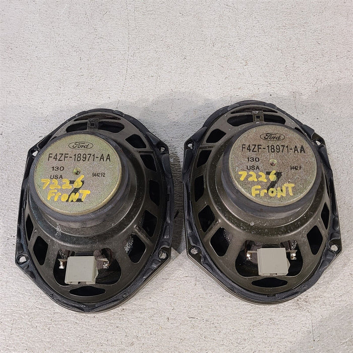 94-04 Mustang Door Speakers Oem Pair Aa7226