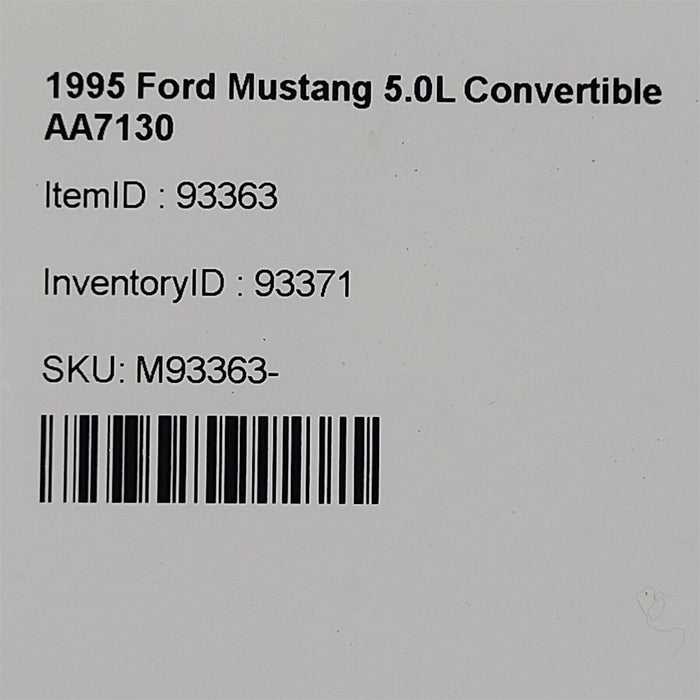 94-04 Mustang Gt Rear View Mirror Aa7130