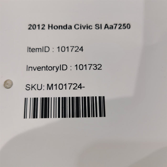 12-15 Honda Civic Si Coupe Lh Rh Driver Passenger Seat Track Covers Aa7250