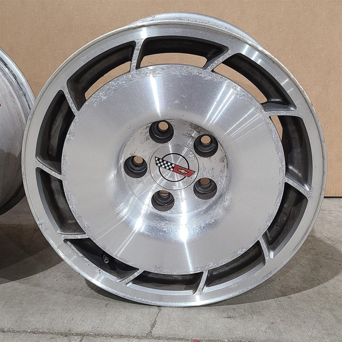 1986 Corvette C4 Wheels Wheel Set 16X9.5 Aa7228