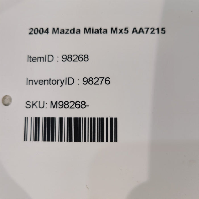 99-05 Miata Mx5 Rear Differential Cover Hardware AA7215