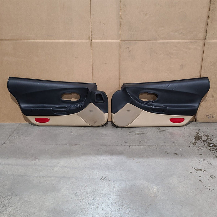 97-04 Corvette C5 Driver Passenger Interior Door Trim Panel Pair Set Note Aa7251