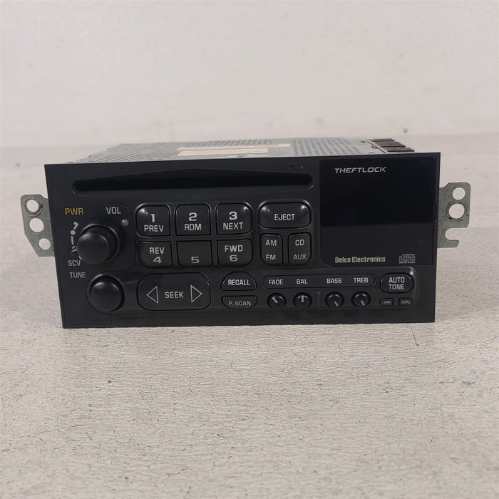 97-00 Corvette C5 Radio Stereo CD Player Am/Fm 09380781 Oem AA7221