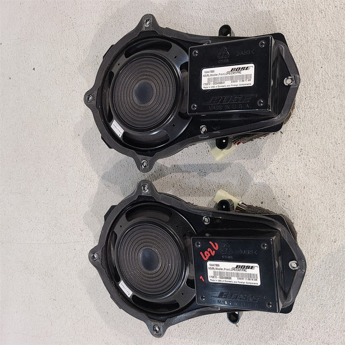 97-04 Corvette C5 Bose Door Speakers Woofers Pair OemAA7207