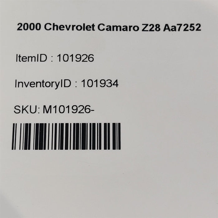 98-02 Camaro Z28 Theft Deterrent Shock Sensor Assembly 10440241 Aa7252