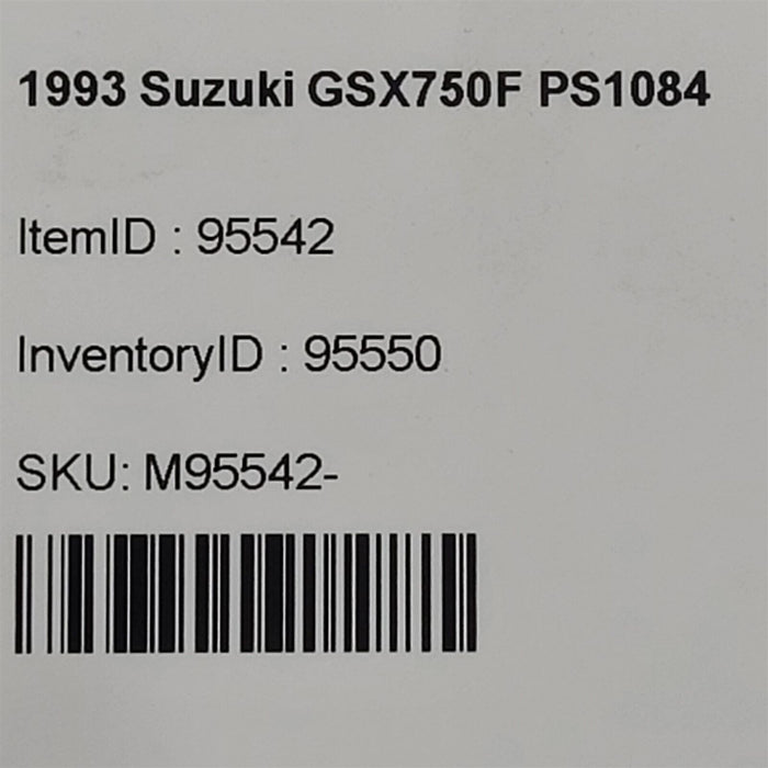 1993 Suzuki GSX750F Katana Warning Light Indicator Neutral Oil High Beam PS1084