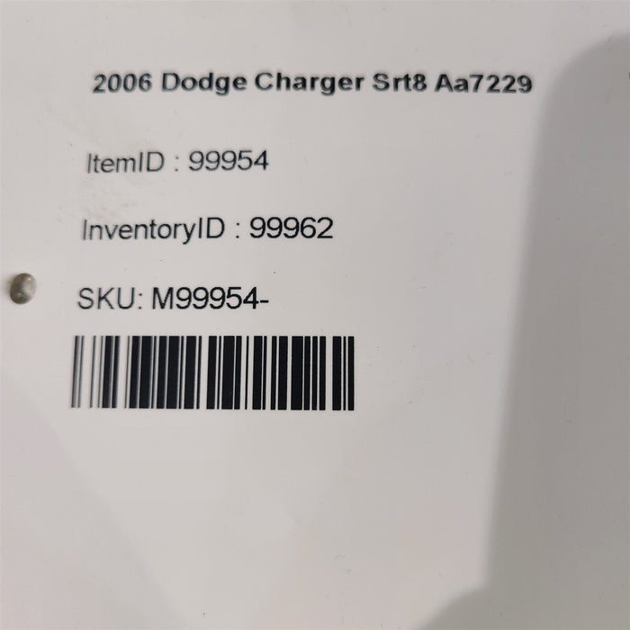 06-10 Dodge Charger Srt-8 Radiator Coolant Bottle Tank Reservoir Aa7229