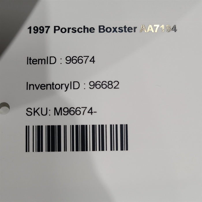 97-02 Porsche Boxster 986 Convertible Top With Frame Blue Aa7194