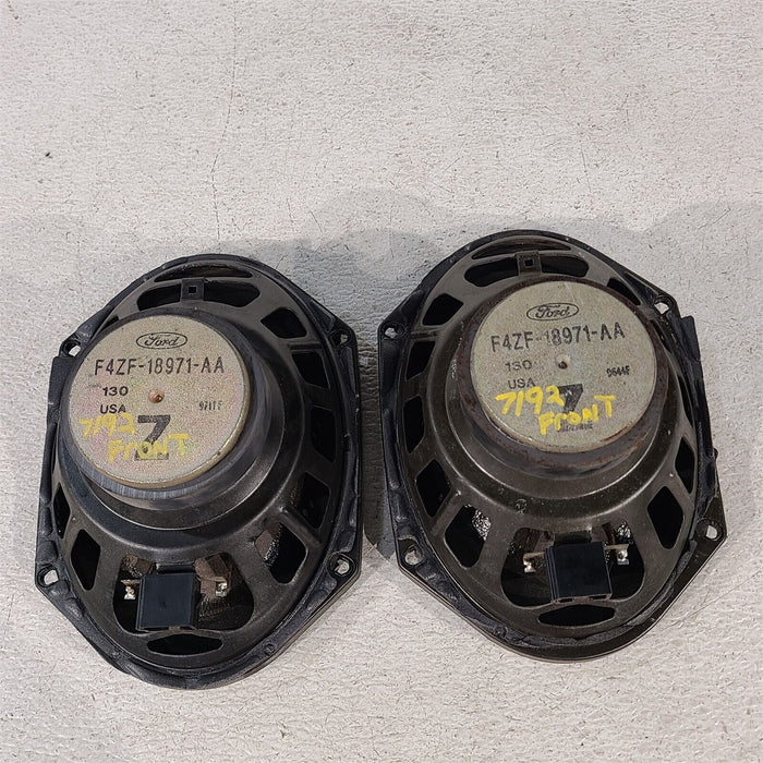 94-98 Mustang Audio Door Speakers Oem Factory Pair AA7192