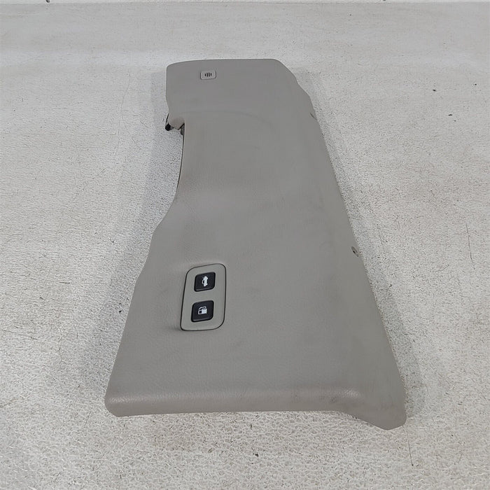 05-13 Corvette C6 Titanium Lower Dash Panel Cover Knee Bolster Aa7172