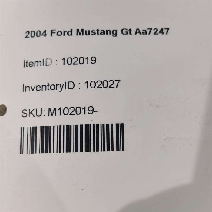 99-04 Ford Mustang Gt Driver Power Seat Track Aa7247