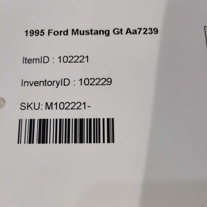 94-98 Mustang Gt Headlight Housing Head Lamp Set Lh Rh Oem Aa7239