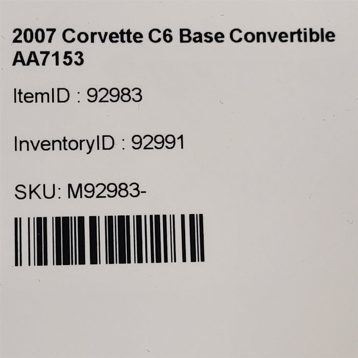 05-10 Corvette C6 Center Console Arm Rest Cashmere Aa7153