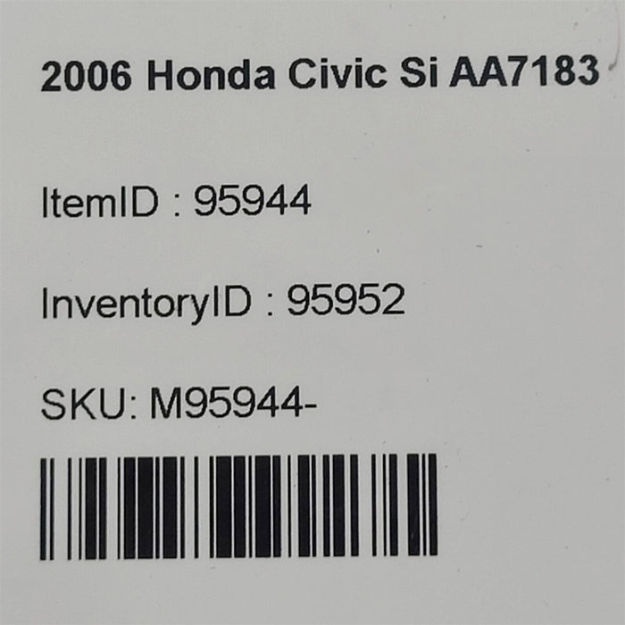 06-11 Honda Civic Si Coupe Power Moon Roof Motor Sunroof AA7183