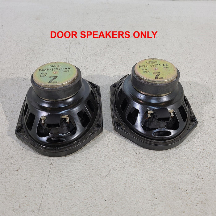 99-04 Mustang Door Speakers Oem Factory Pair Aa7147
