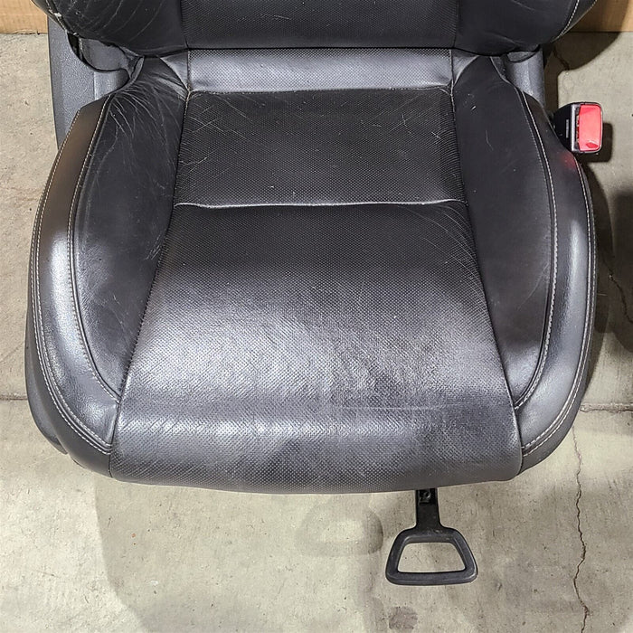 10-15 Camaro Ss Coupe Seats Front & Rear Set Black Leather Aa7238