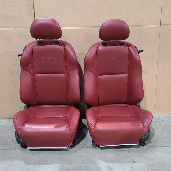 04-06 Pontiac GTO Front & Rear Seats Set Aa7267