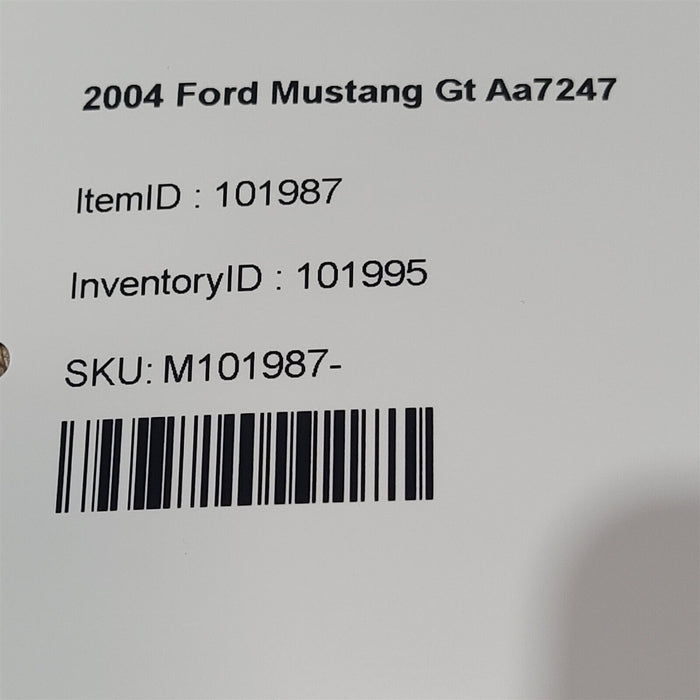 1999-2004 Mustang Exterior Side Skirts Rocker Panels With End Caps Oem Aa7247