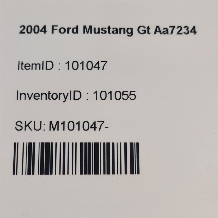 03-04 Mustang Ecu Ecm Computer Auto Trans PTP2 Aa7234