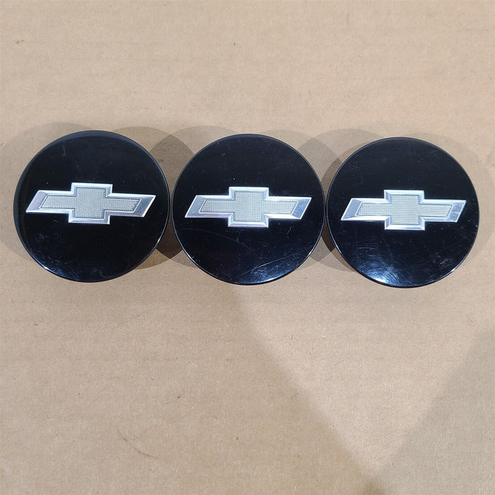 10-15 Camaro Center Caps Gloss Black Oem Gm 9595010 (3) Caps M97432