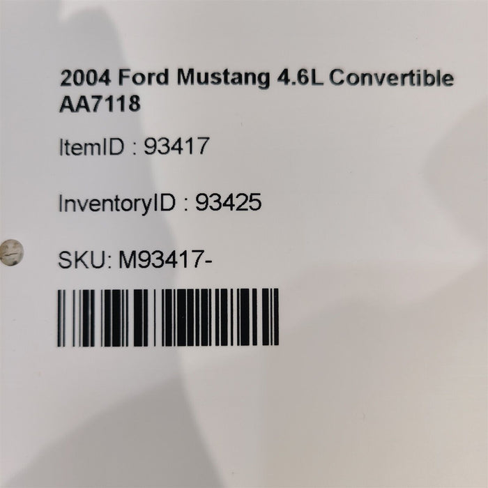 99-04 Mustang Passenger Door Panel Switch Bezel Rh Dark Parchment Aa7118