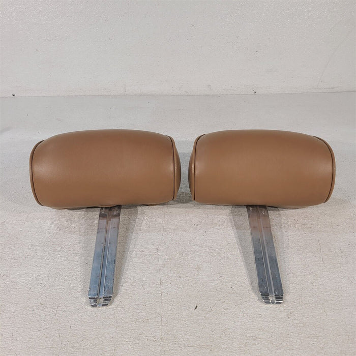 94-98 Ford Mustang GT Leather Headrest Head Rest Pair Lh Rh Aa7239